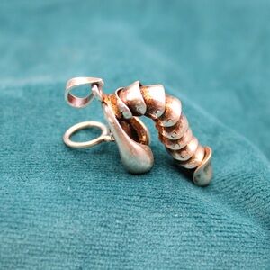 925 Sterling Silver Fully articulated Penis Silly Phallic oddity